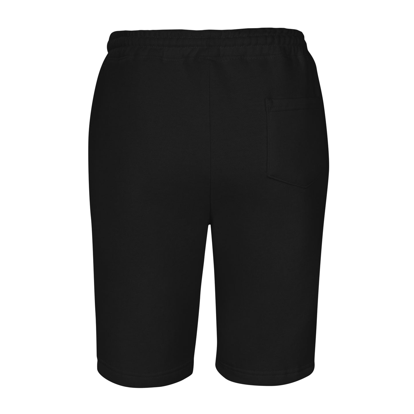 Men's Straight Fuego Fleece Shorts With White Logo