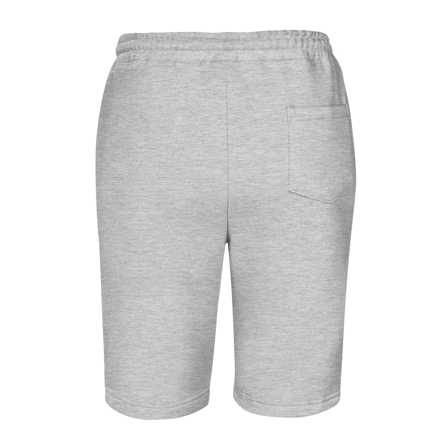 Men's Straight Fuego Fleece Shorts With White Logo
