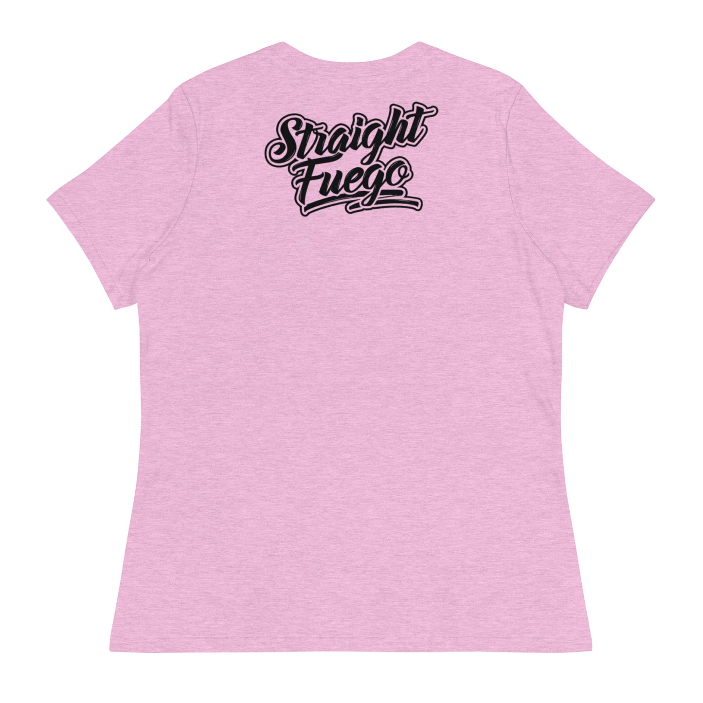 Women's Straight Fuego T-Shirt With Black Logo