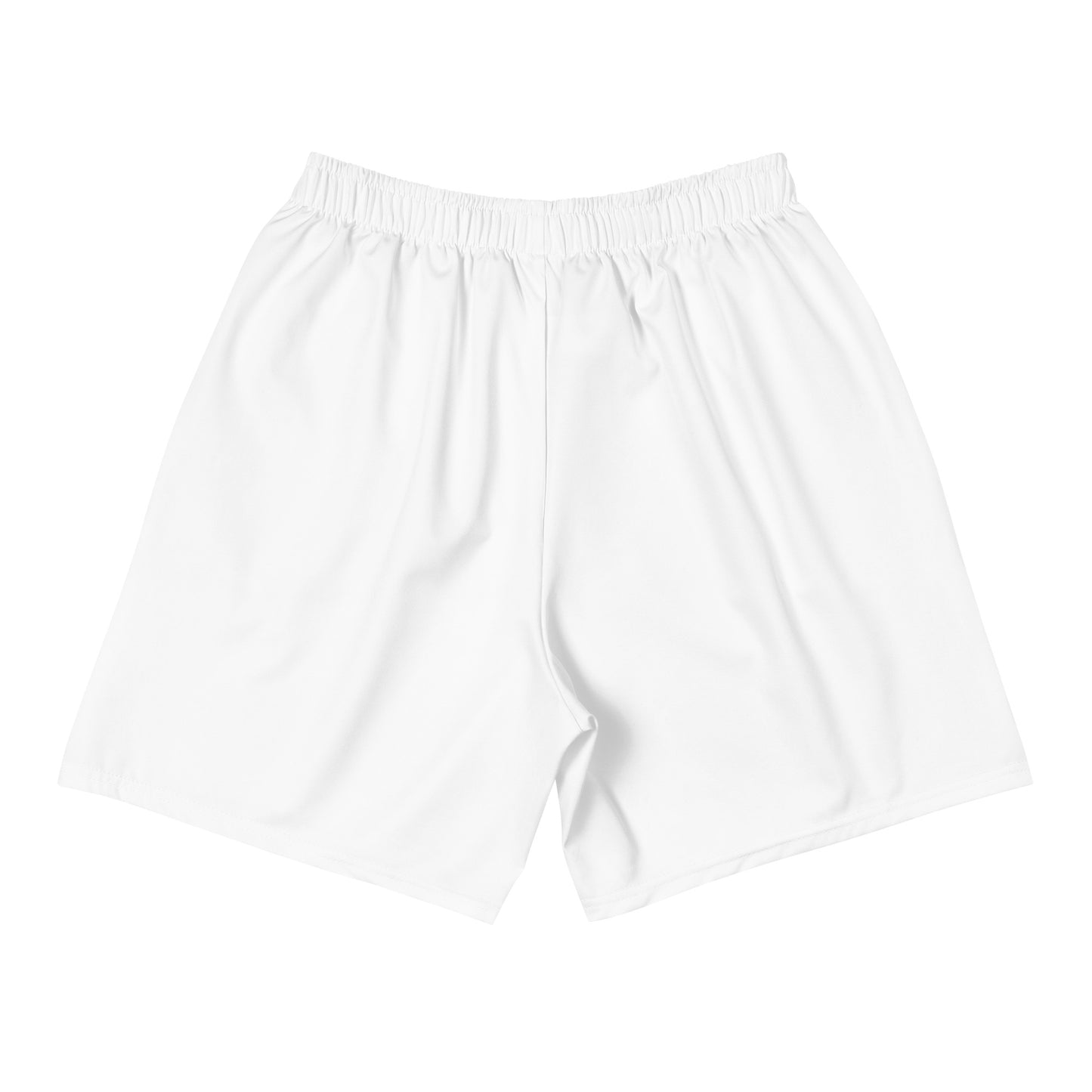 Men's White & Black Straight Fuego Athletic Shorts