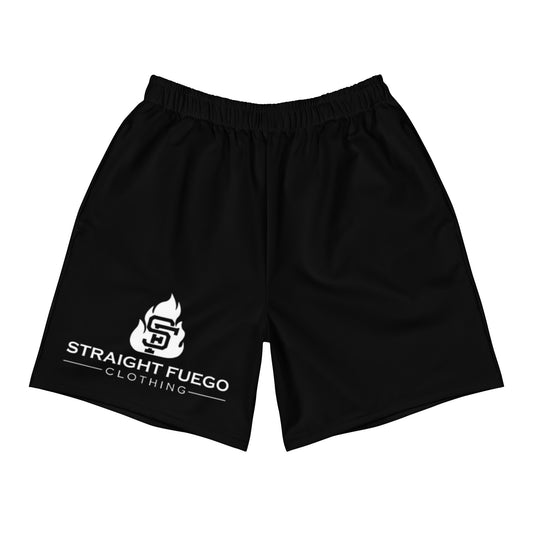 Black & White SF Flame Athletic Shorts