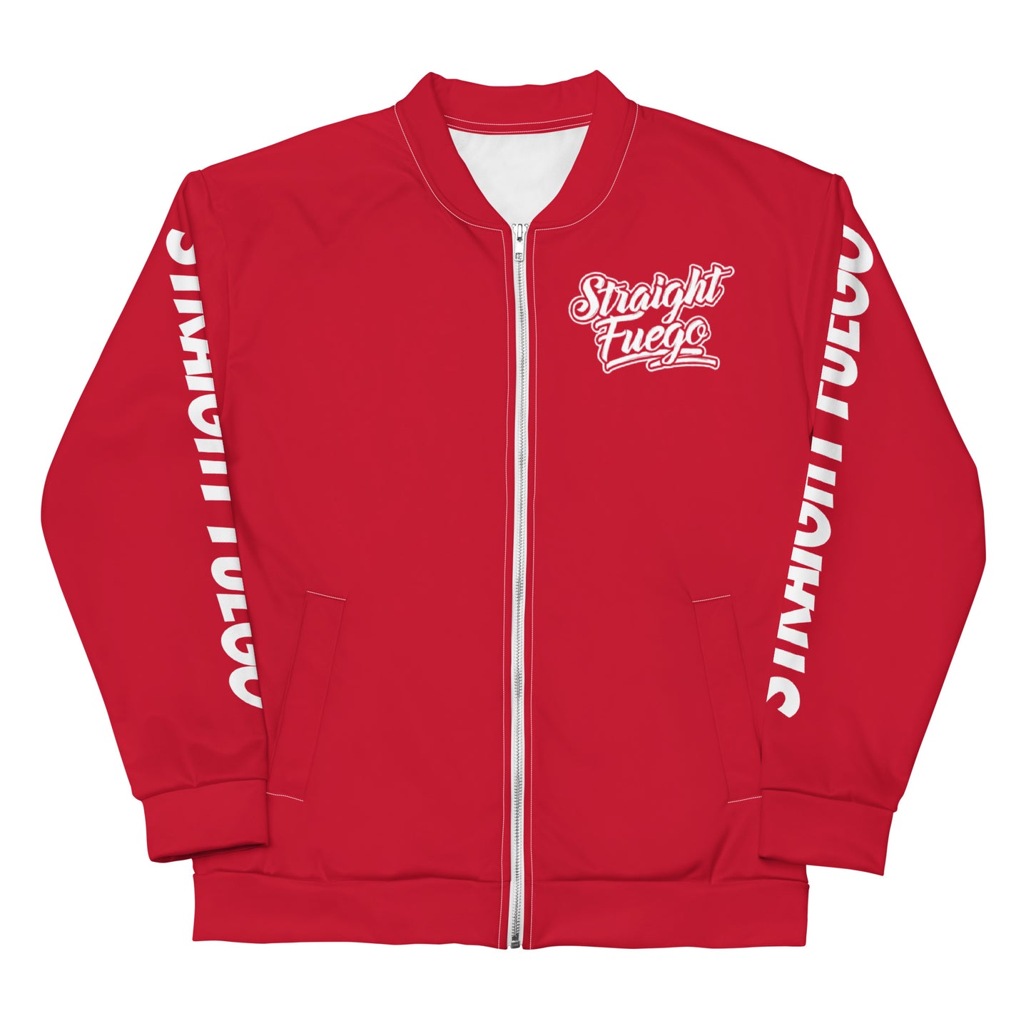 Red Unisex "Classic" Bomber Jacket