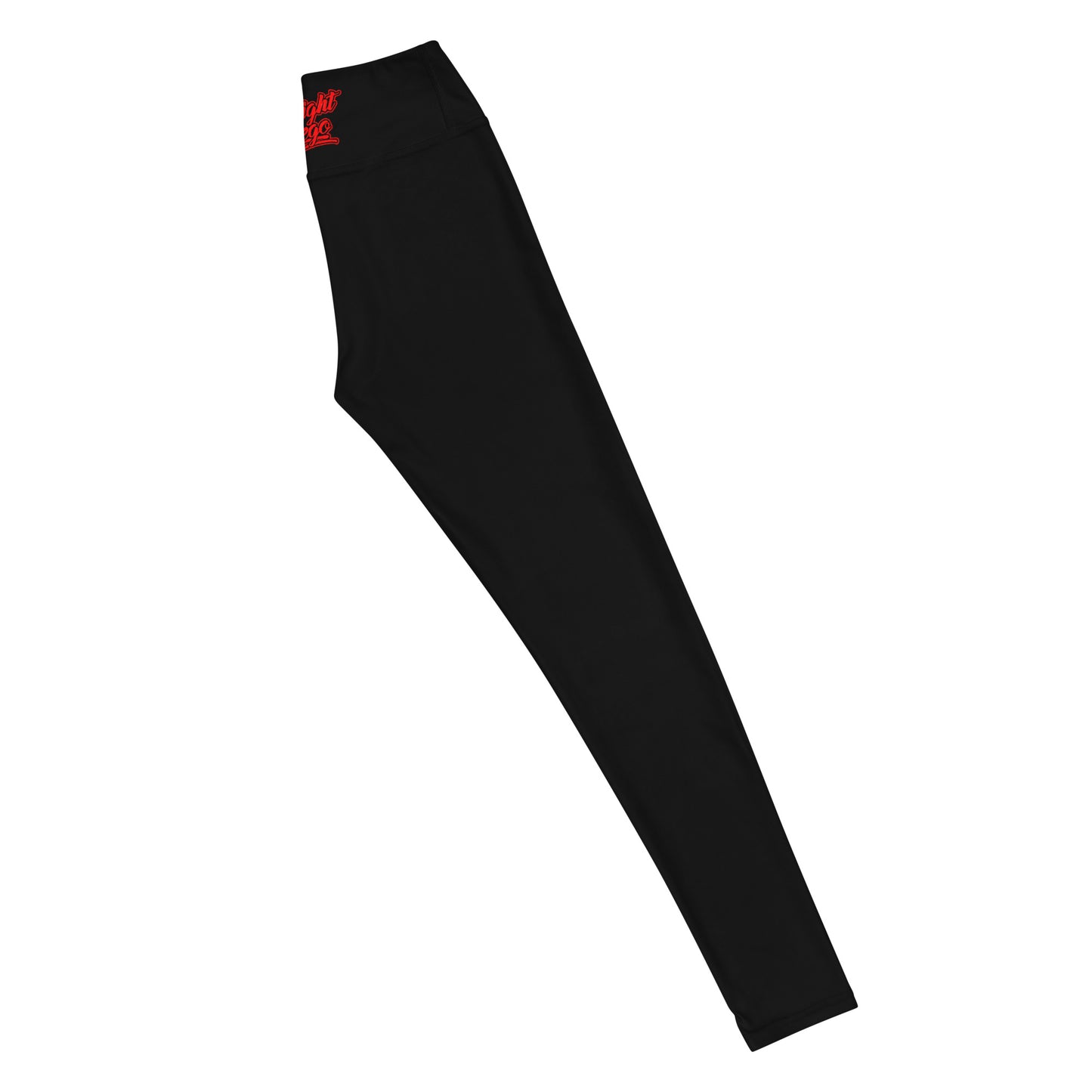 Black & Red SF Flame Yoga Leggings