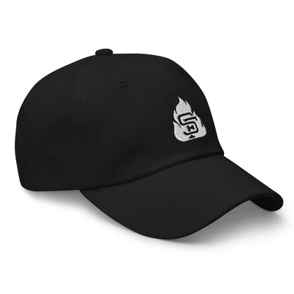 Black & White SF Flame Dad Hat
