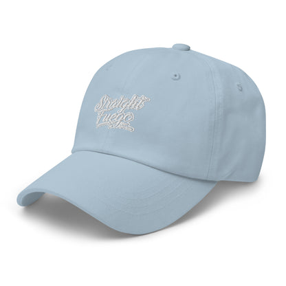 Straight Fuego Dad Hat With White Logo