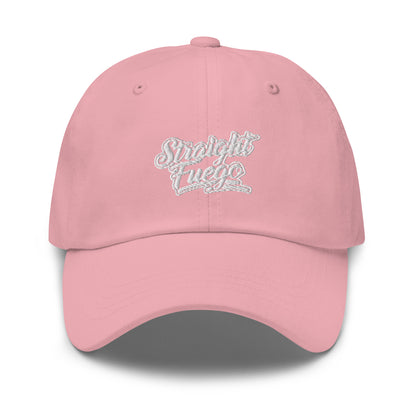 Straight Fuego Dad Hat With White Logo