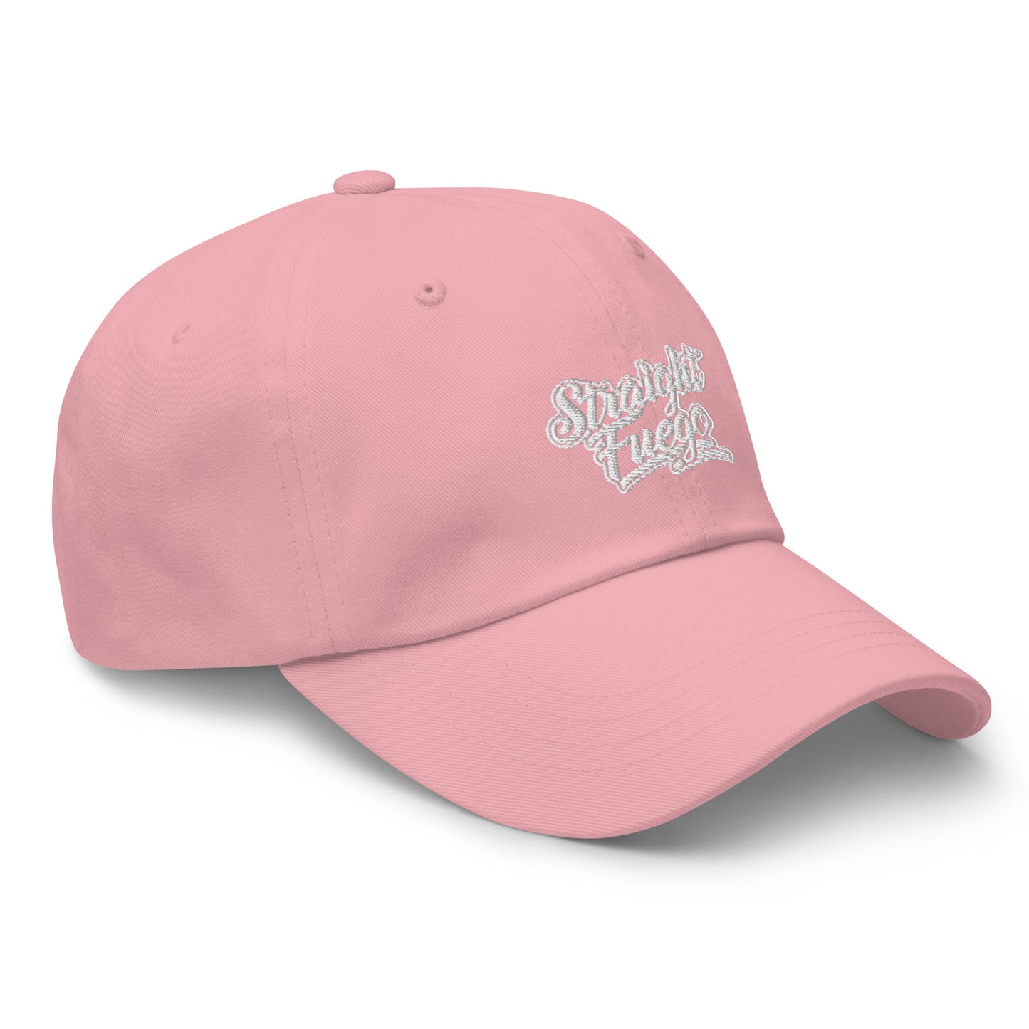 Straight Fuego Dad Hat With White Logo