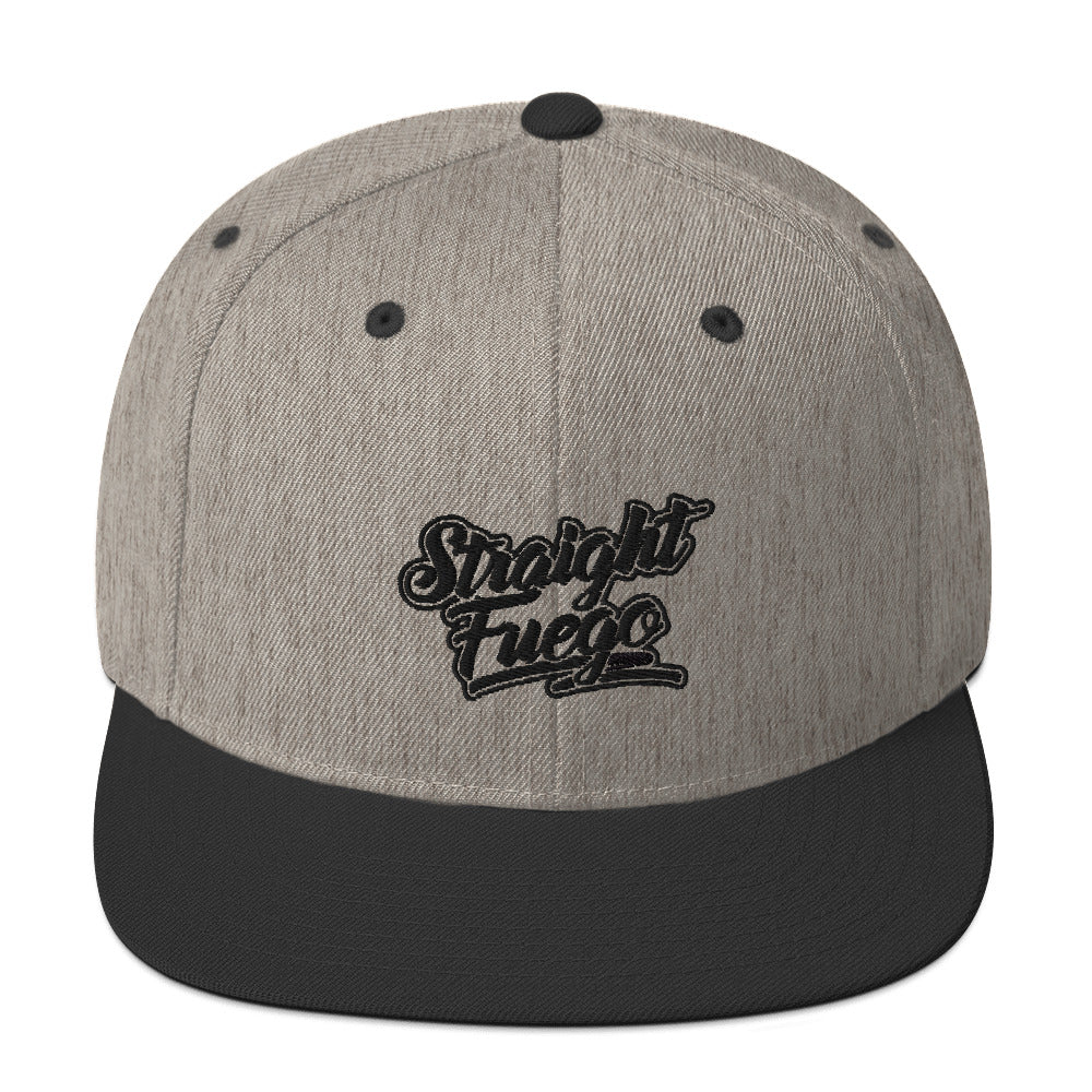 Two-Tone Straight Fuego Snapback Hat