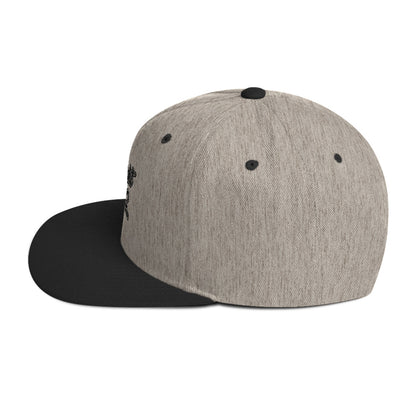 Two-Tone Straight Fuego Snapback Hat