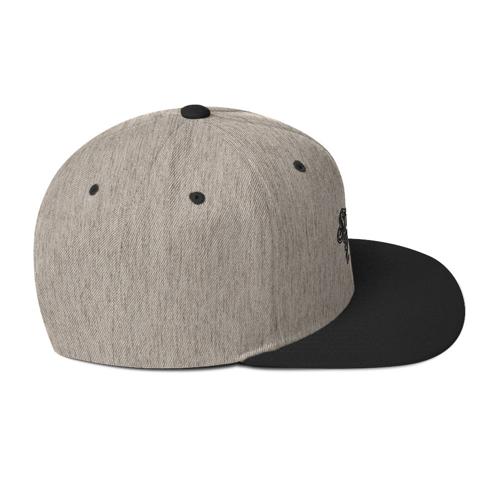 Two-Tone Straight Fuego Snapback Hat