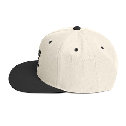 Two-Tone Straight Fuego Snapback Hat