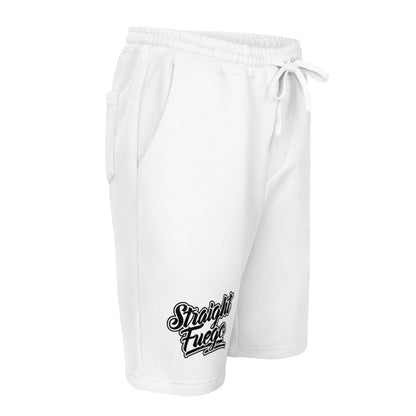 Men's Straight Fuego Fleece Shorts With Black Logo