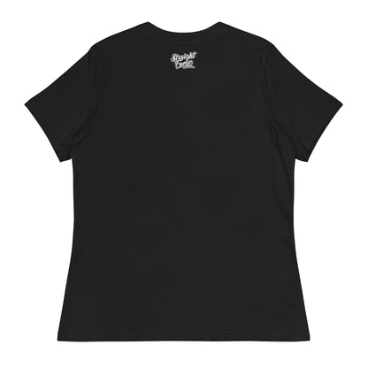 Women's Black & White SF Flame T-Shirt