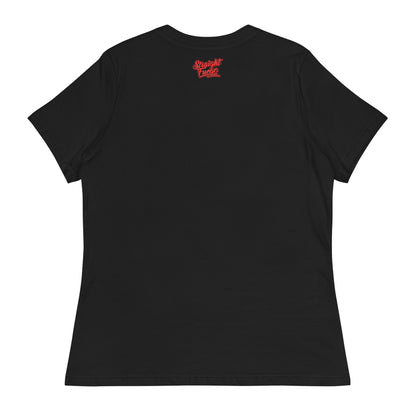 Women's Black & Red SF Flame T-Shirt